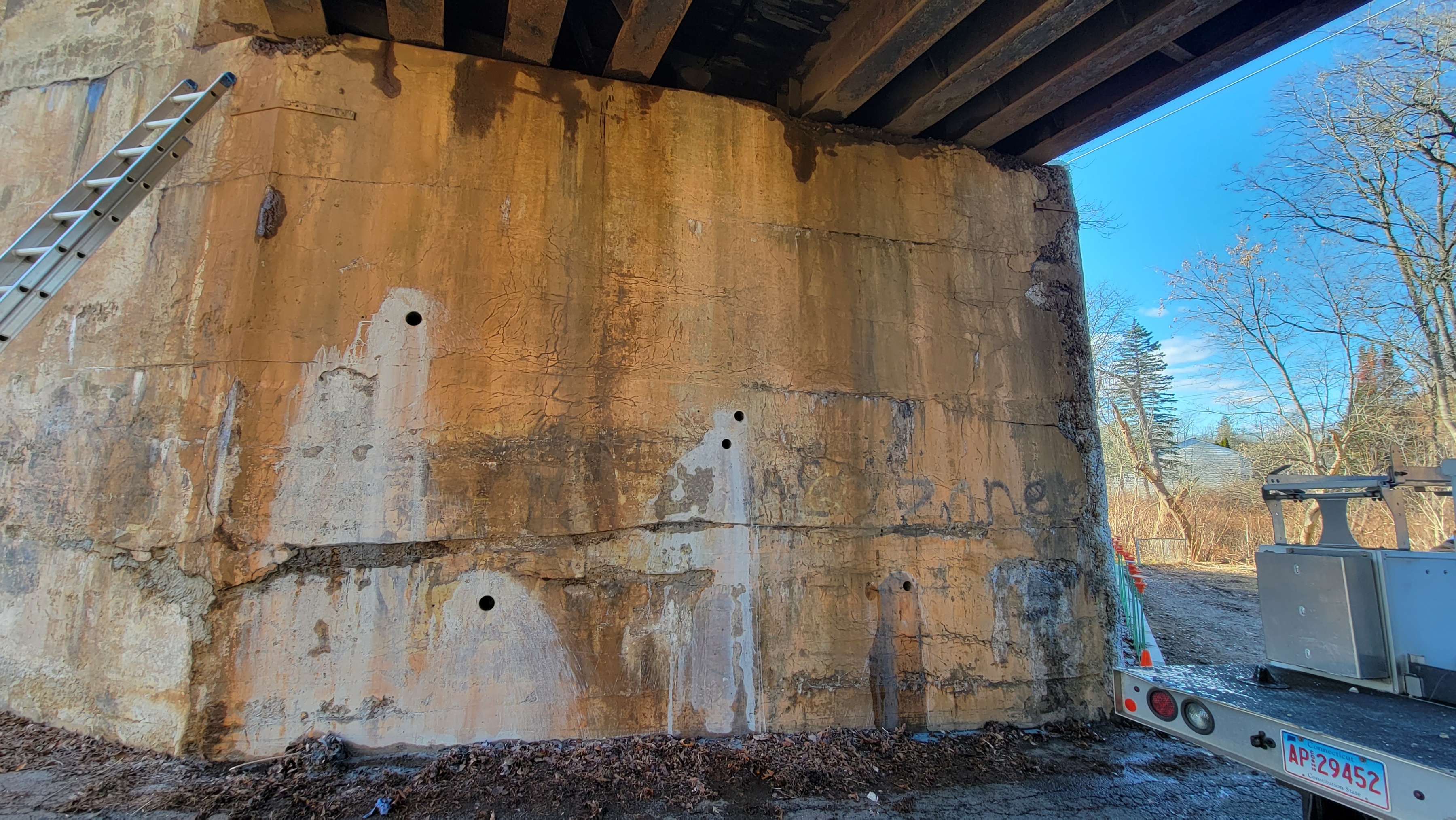 MBTA Rail Line over Cove Road