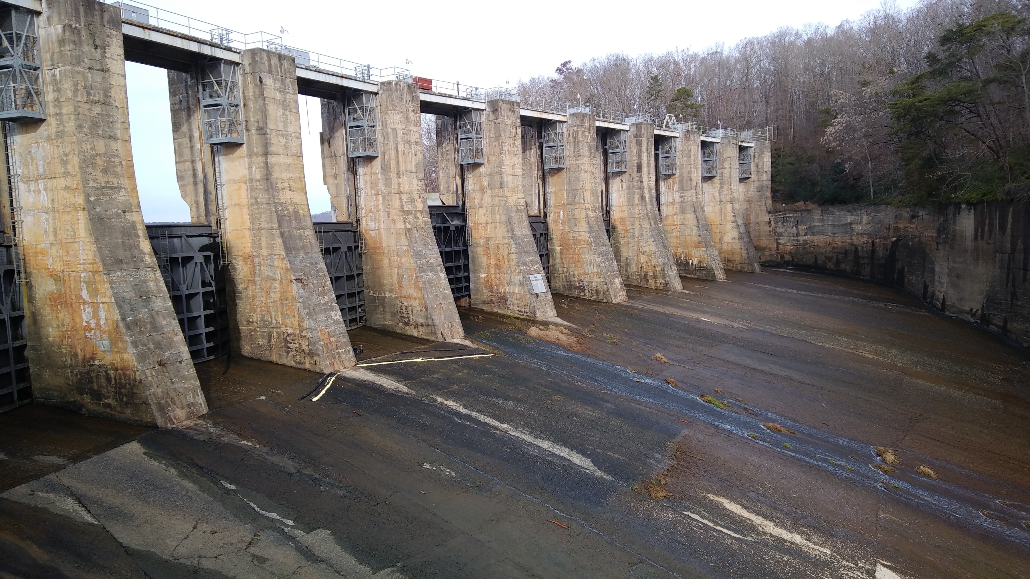 Yadkin Narrows Dam Spillway